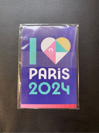 Lot de 5 cartes postales JO jeux olympiques paris 2024