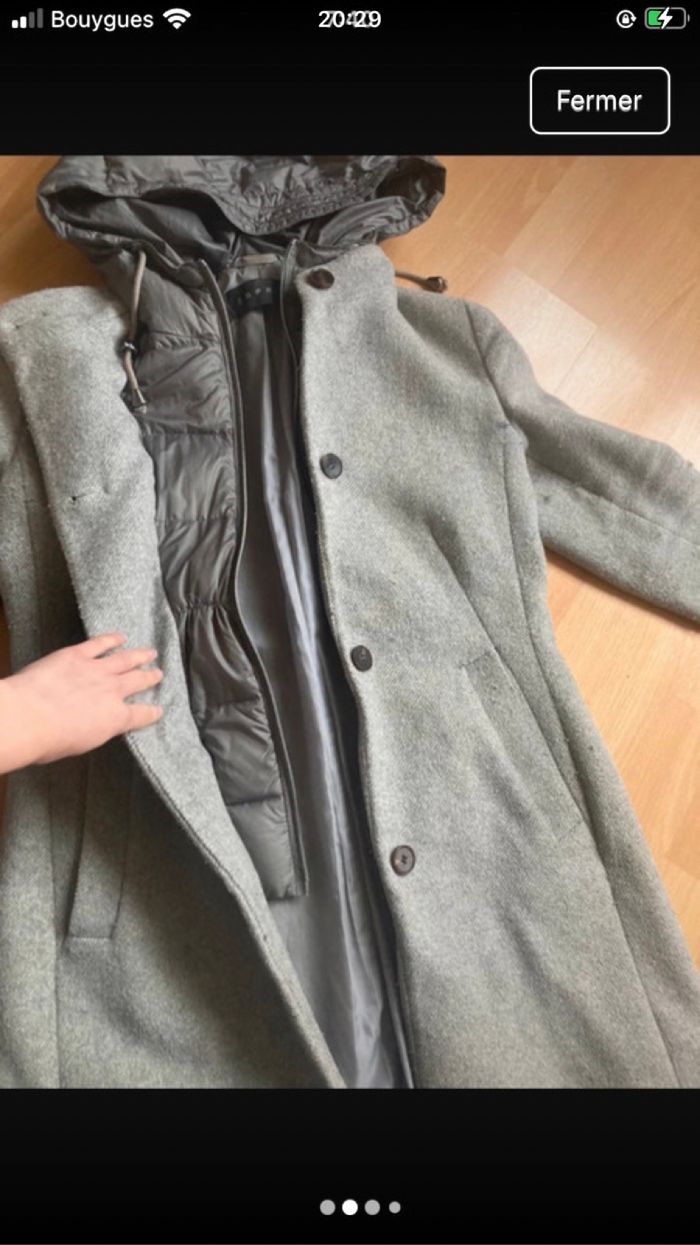 Manteau long gris - photo numéro 2
