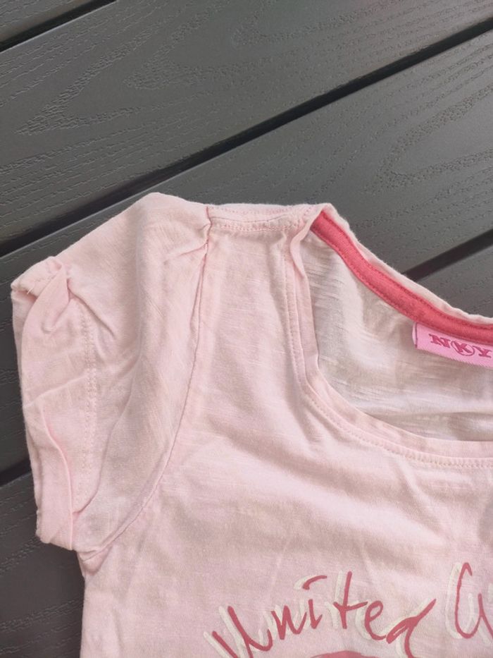 tee shirt coton bio 10 ans rose - photo numéro 2