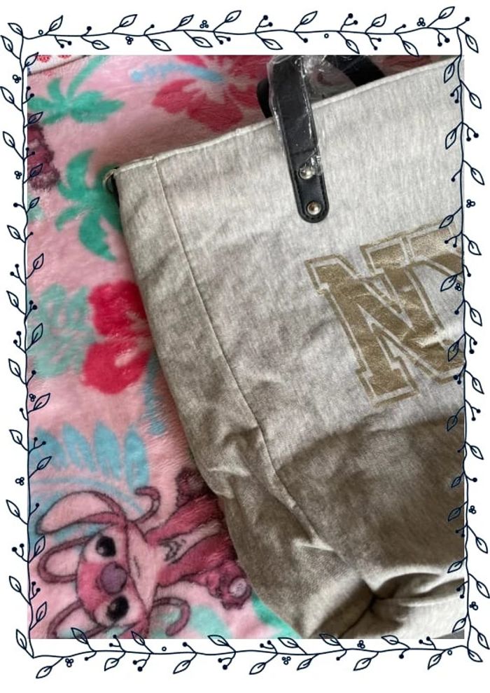 Sac gris à motifs, marque Jennyfer - photo numéro 6