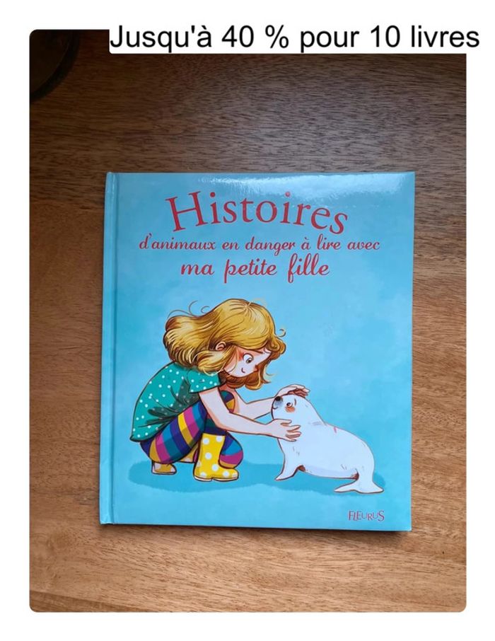 Histoires d animaux en danger livre