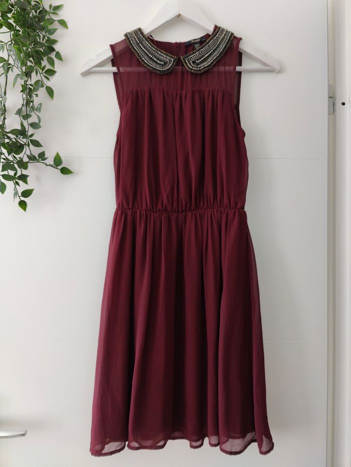 Robe col brodé Zara - photo numéro 1