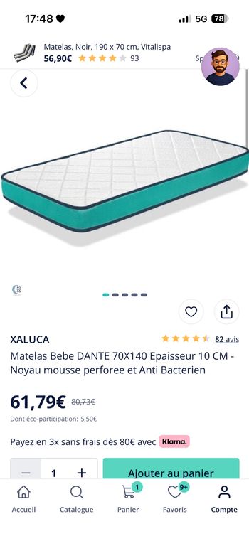 Matelas enfant