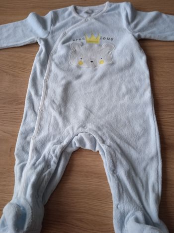 Pyjama Orchestra 6 mois bleu clair