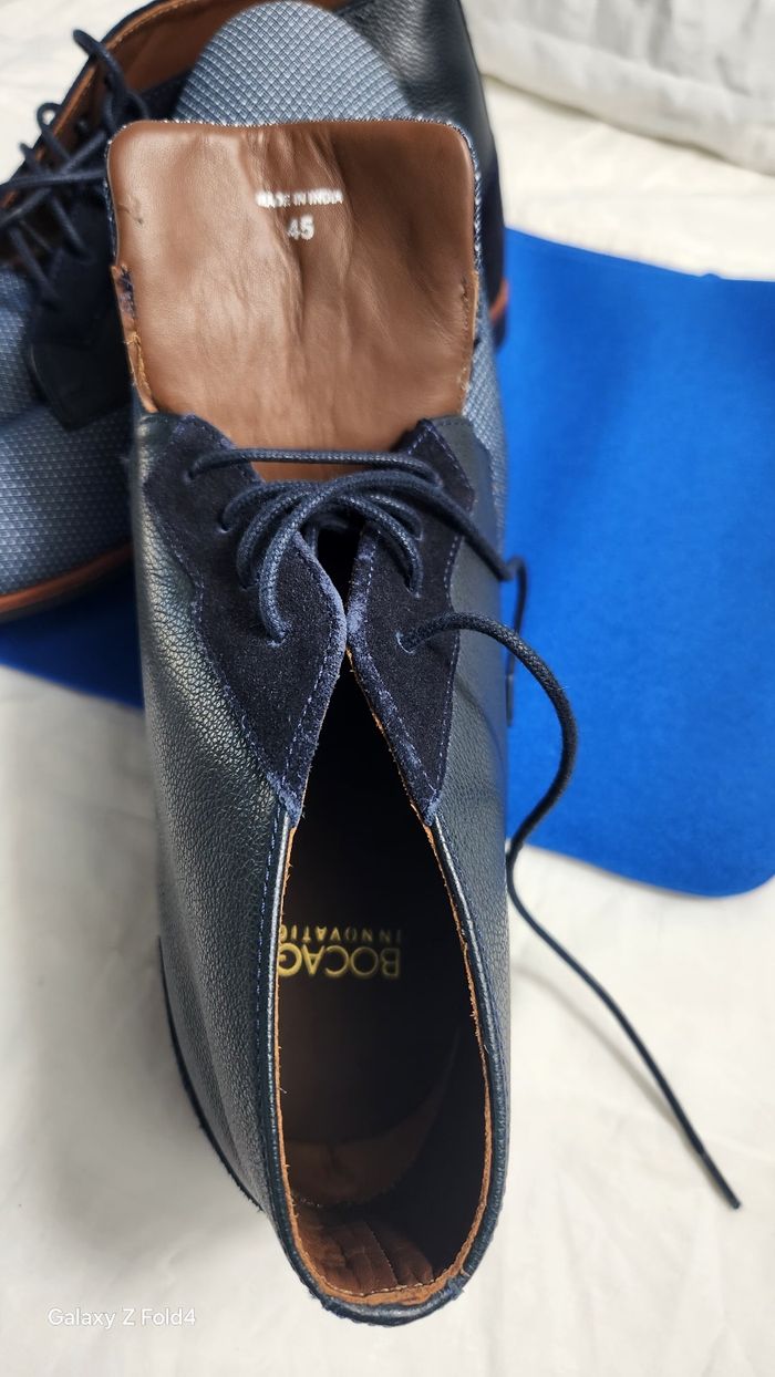 🌹pièce unique ! boots bocage renald bleu - pointure 45 - neuf - photo numéro 10