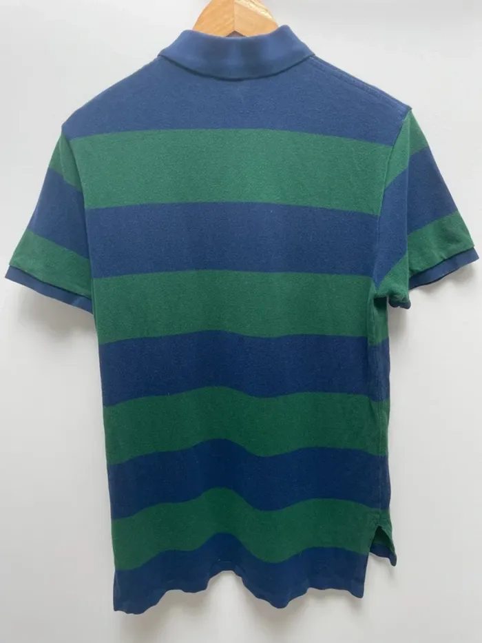 Polo Ralph Lauren vintage embroided green blue Mens M - photo numéro 6