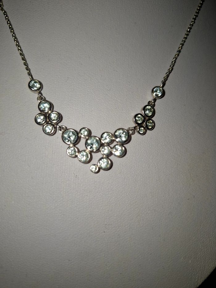 Magnifique Collier Pendentif "Bulles Scintillantes" avec Cristaux - photo numéro 4