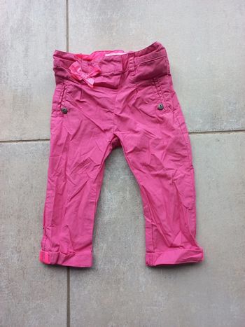Pantalon rose baby by Gémo 12 mois