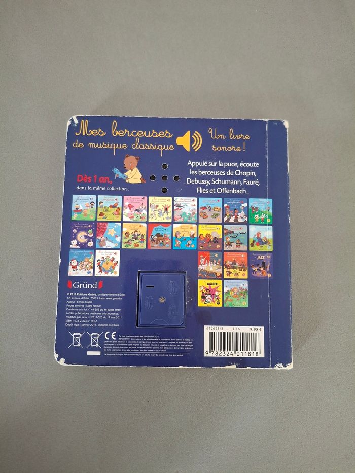Livre sonore "Mes berceuses de musique classique" - photo numéro 4