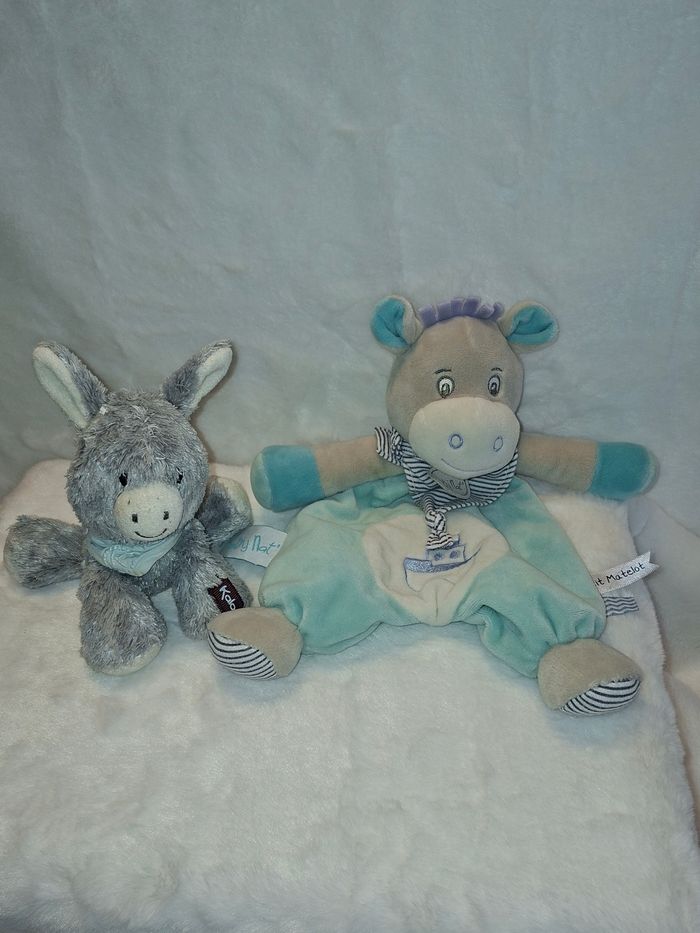Doudous ânes Kaloo x Baby Nat