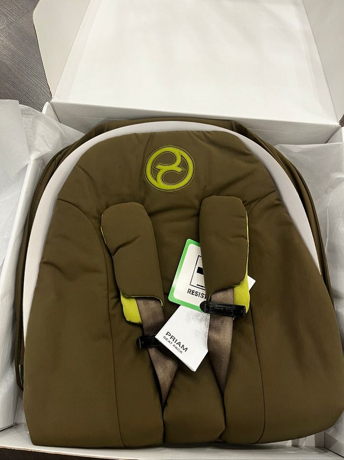 Assise priam4 et Epriam2 khaki Green dernière version cybex jamais utilisé