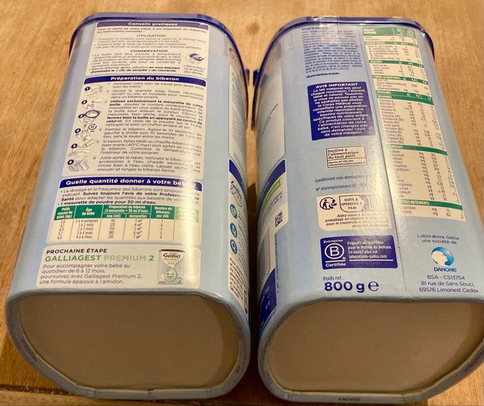 2 boites de galliagest 1er âge - photo numéro 2