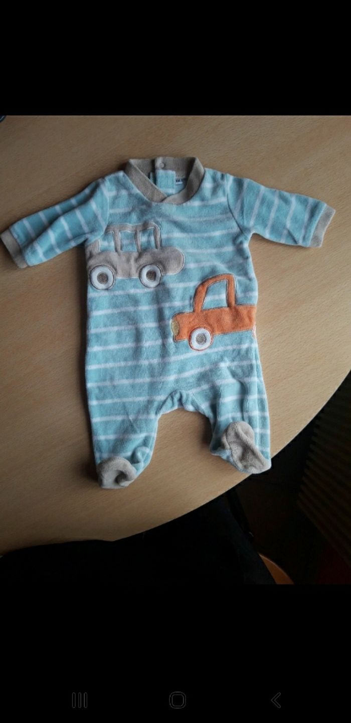 Grenouillère en velours