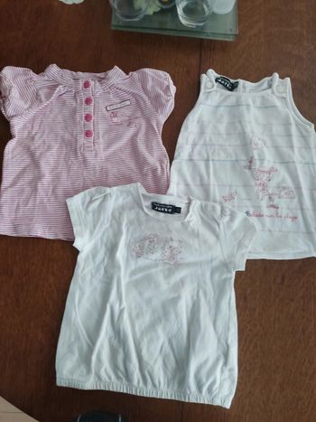 Lot haut manches courtes