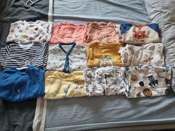 Lot de 12 pyjama coton