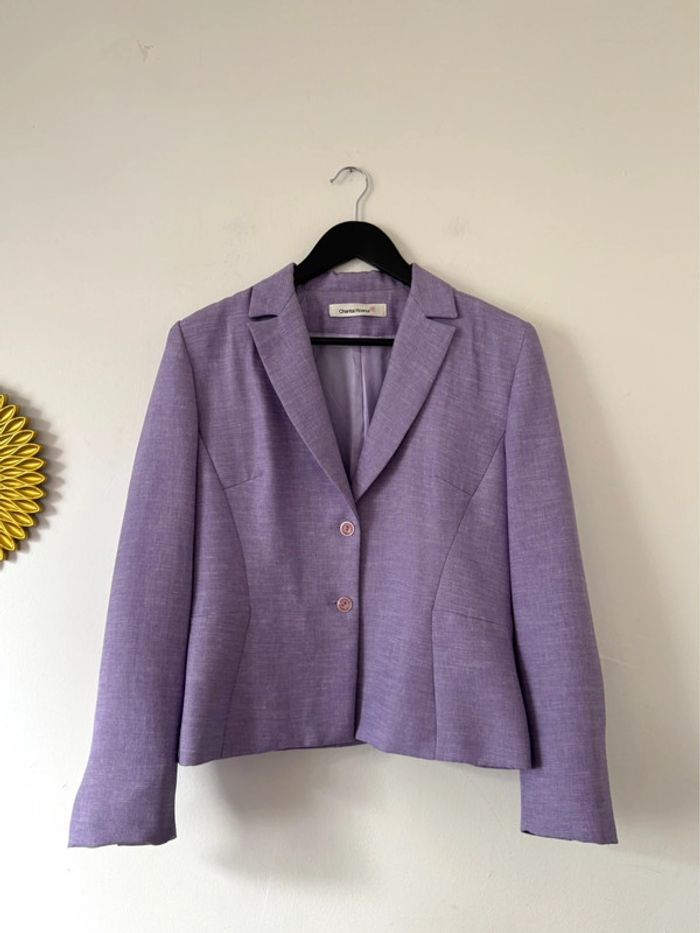Blazer veste lilas Chantal Rosner Taille S/M