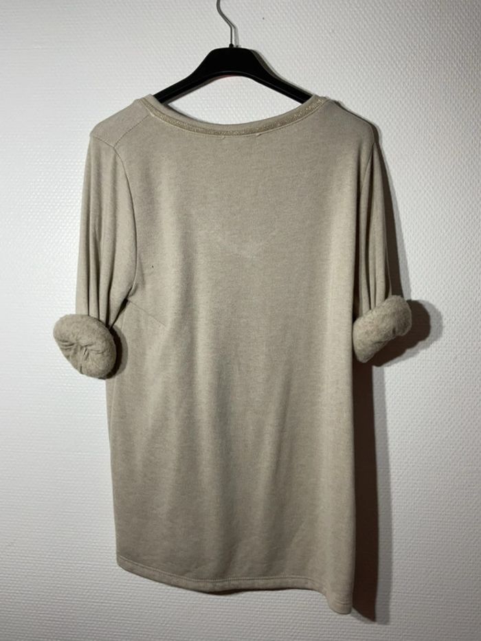 Pull molletonné « coeur » femme taille unique (36-40)- nos- neuf avec étiquette - photo numéro 3