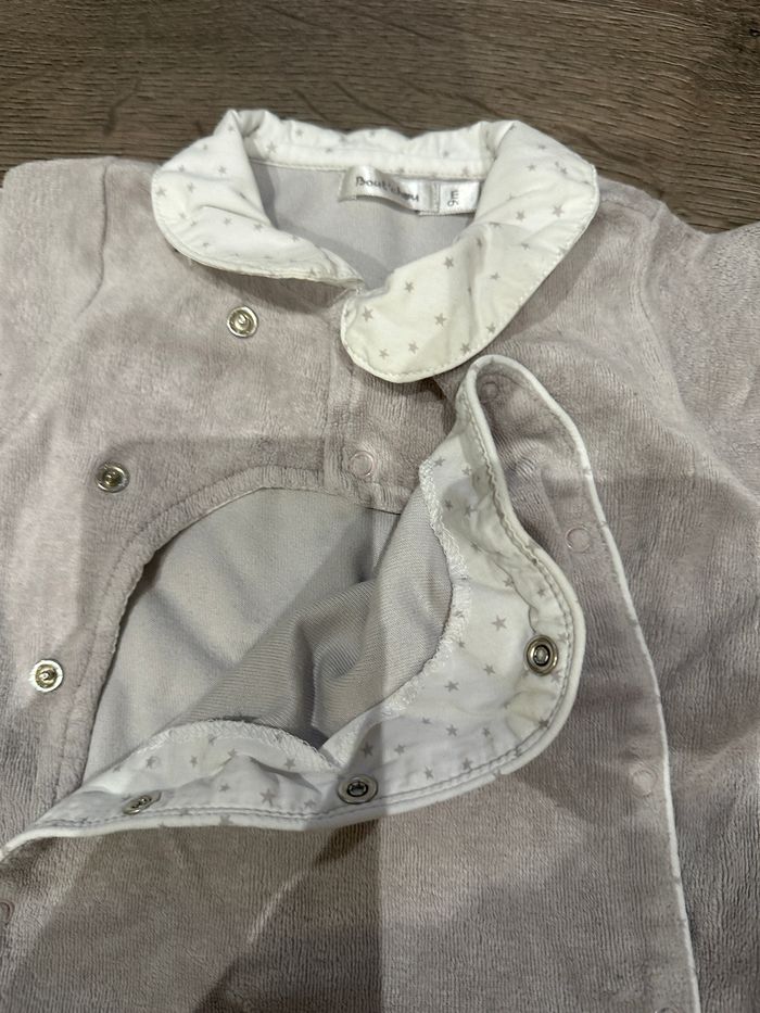 Pyjama velour 9 mois bout chou - photo numéro 2