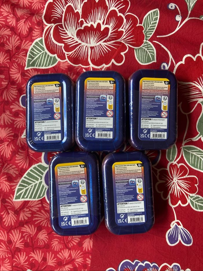 Lot mini tins de Kanto Pokemon - photo numéro 2