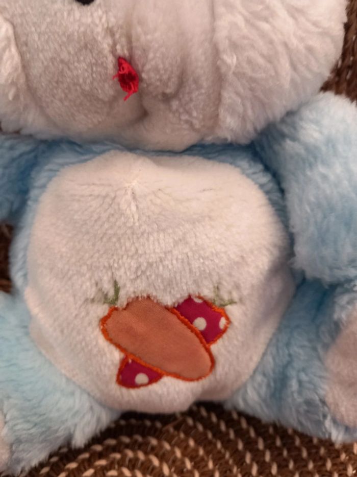 Peluche doudou vintage lapin nounours 28cm - photo numéro 3
