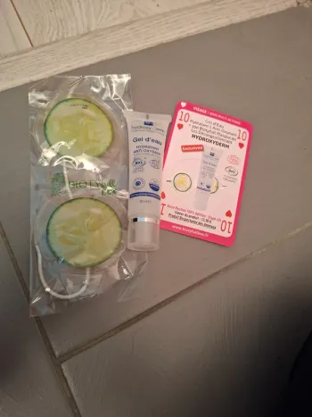 Gel d eau hydratant + masque en gel