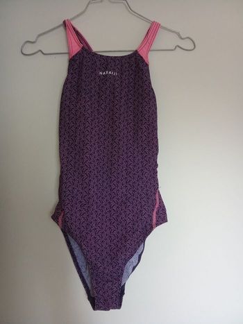Maillot de bain 1 pièce fille nabaiji decathlon  taille 6, 8 ans