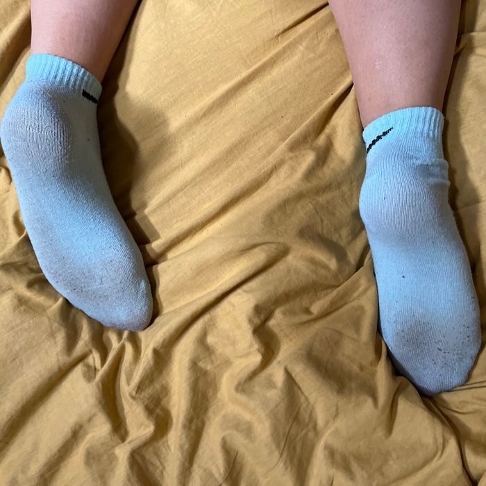Chaussette bleu - photo numéro 3