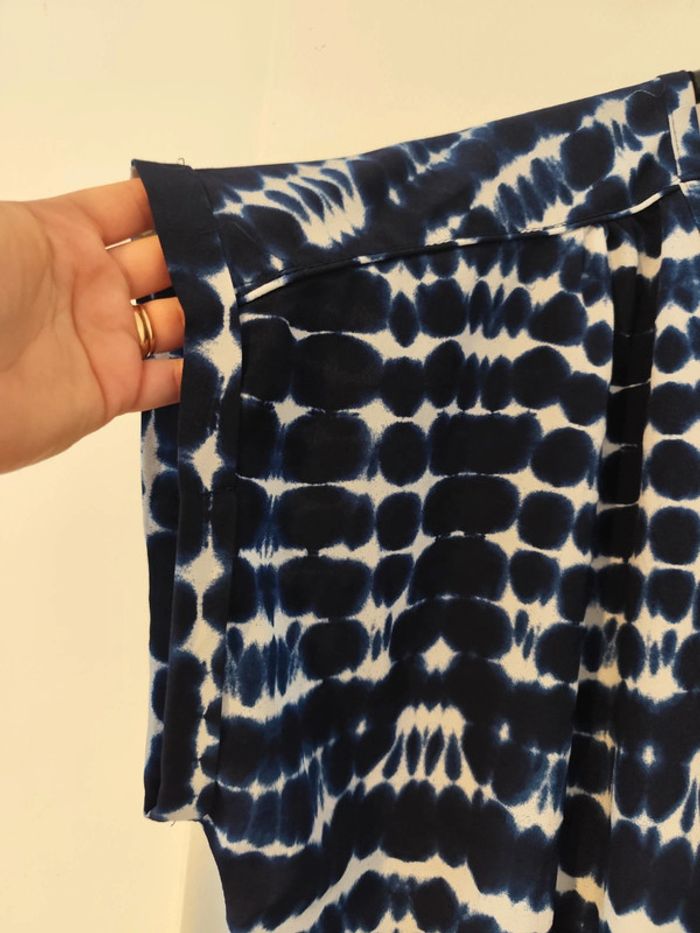 Chemise bleue marine et blanche taille 54 Gémo - photo numéro 4