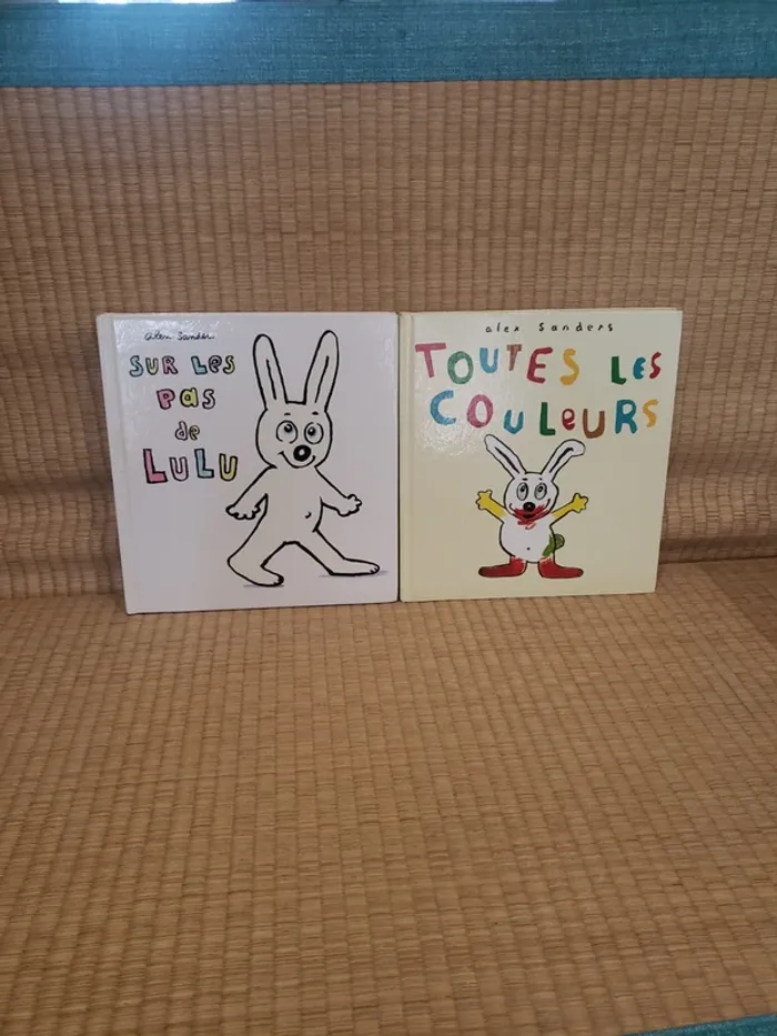 2 livres Les aventures de Lulu d'Alex Sanders