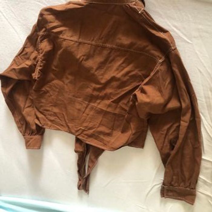 Chemisier Zara  marron XS - photo numéro 3