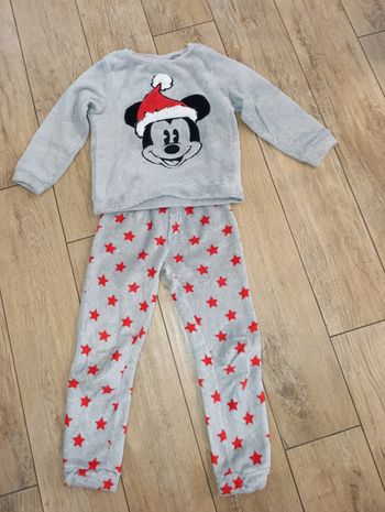 Pyjama mixte Noël Mickey 6 ans