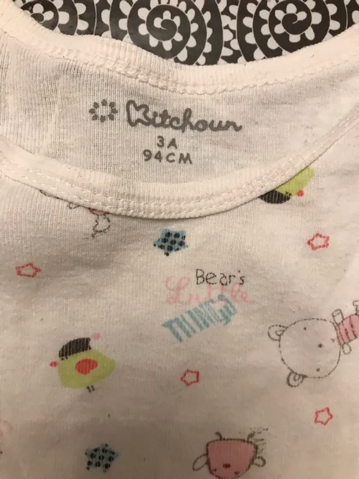 Maillot de corps kitchoun 3 ans en très bon état - photo numéro 4