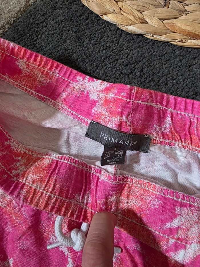 Petit short rose et blanc Primark taille s - photo numéro 4