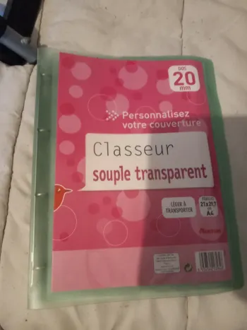 Classeur souple 21x29,7