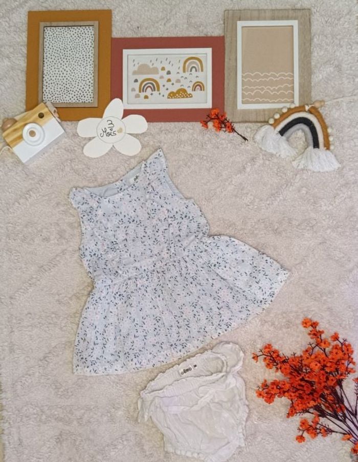Robe + boomer bébé 3 mois 🌸