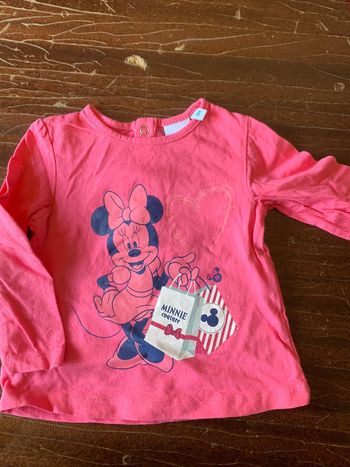 T-shirt manche longue minnie