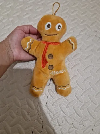 Peluche Pain d'épice Alsace marron très bon état
