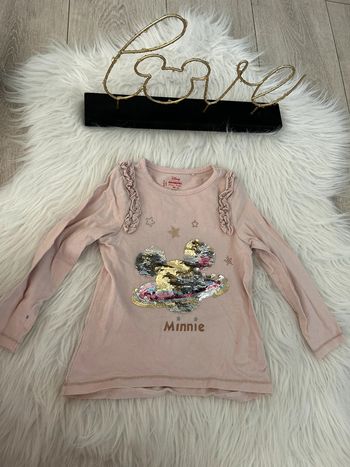 Très beau tee shirt minnie manches longues 🥰 taille 3 ans orchestra