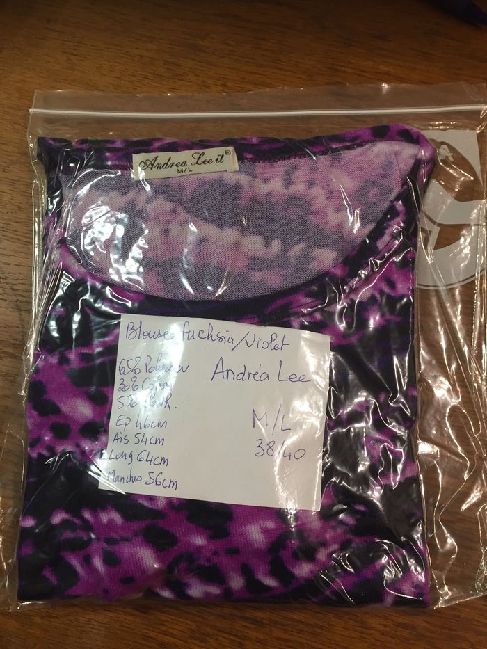 Blouse fuchsia Anaréa Lee 44 - photo numéro 7