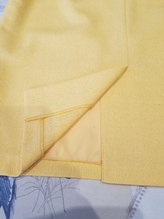 Ensemble veste + jupe Jaune - photo numéro 8
