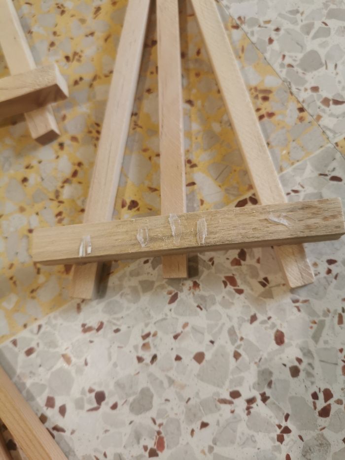 Lot de petit chevalets en bois - photo numéro 4