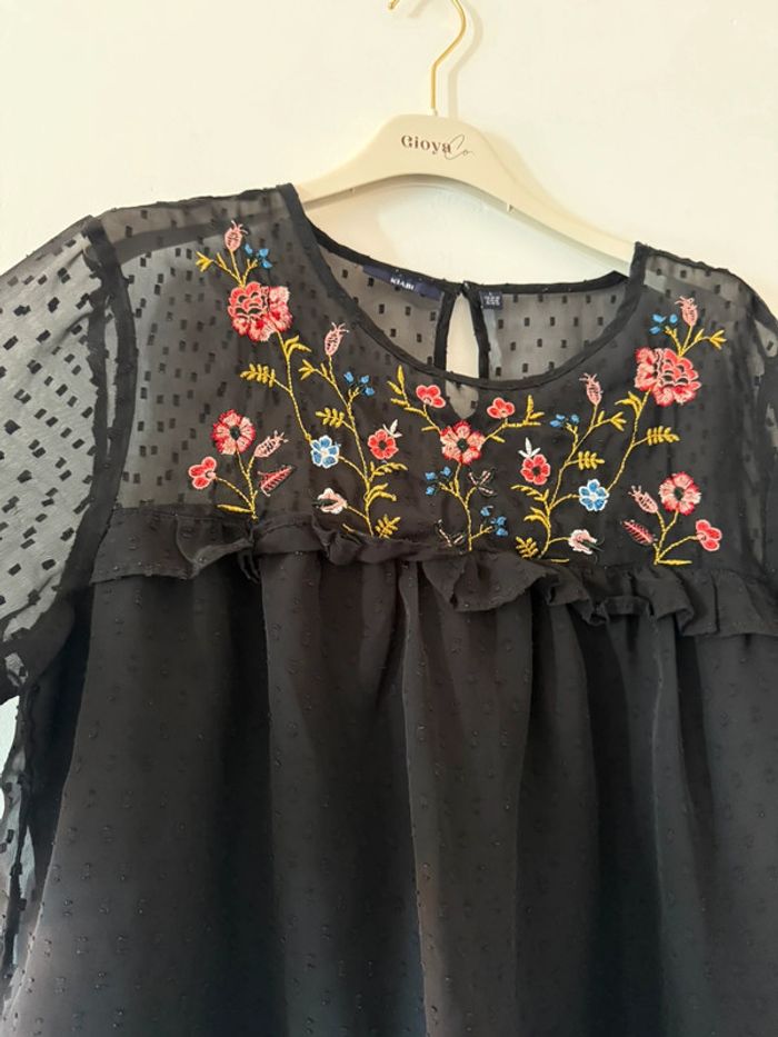 Blouse manches courtes Kiabi - photo numéro 3