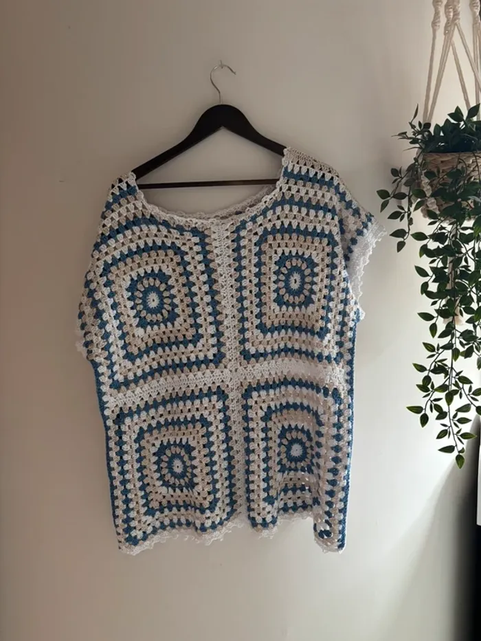 Tunique crochet fait main