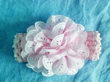 Bandeau à fleur rose pâle