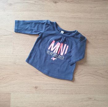 🩷 Tee-shirt ML 3 mois Tex #emyfleury_3moisfille