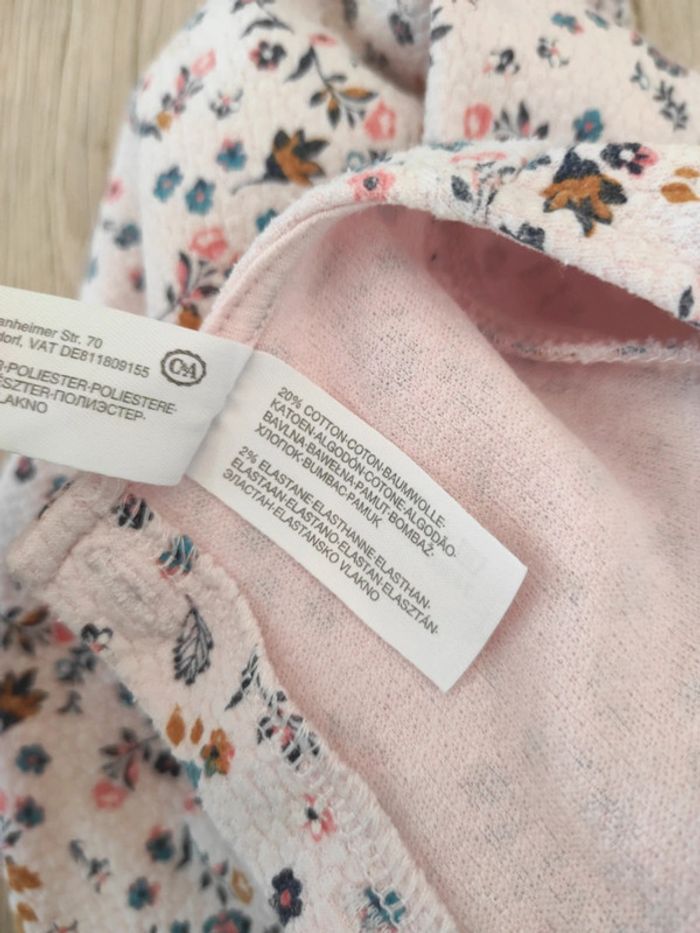 Robe d'hiver rose à fleurs 12/18 mois - photo numéro 7