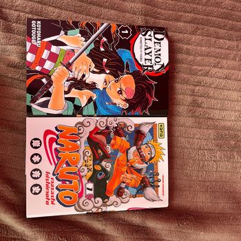 Manga Naruto et Demon Slayer
