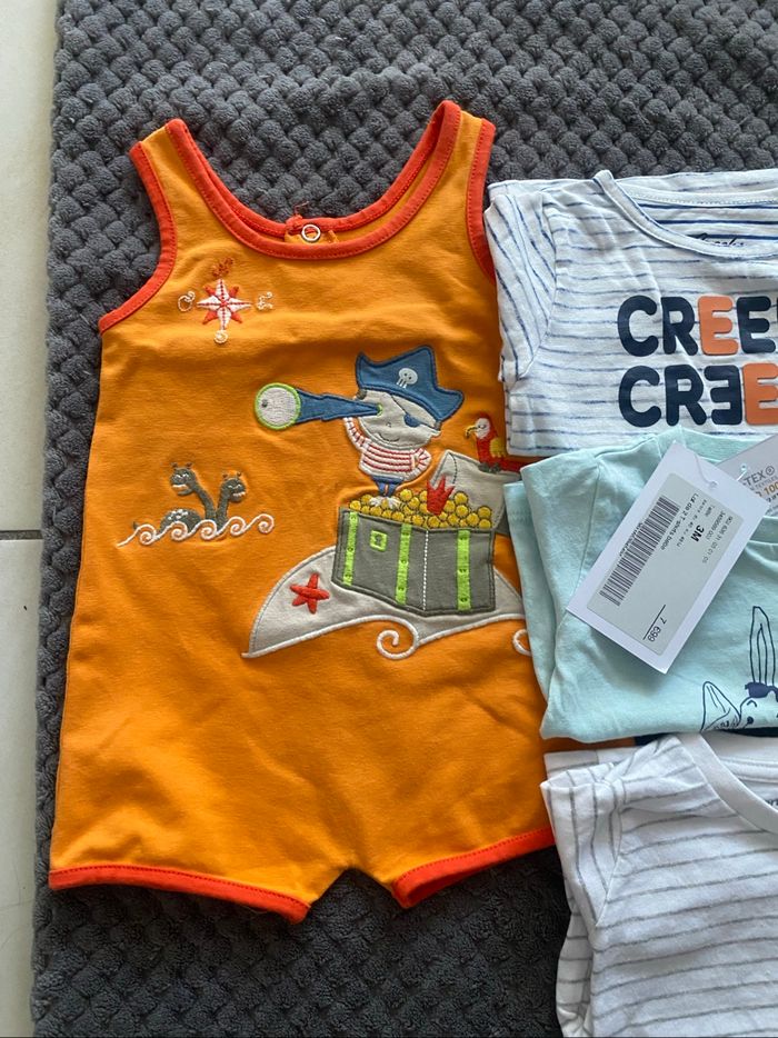 Lot vêtements été bébé garçon 3 mois - photo numéro 2