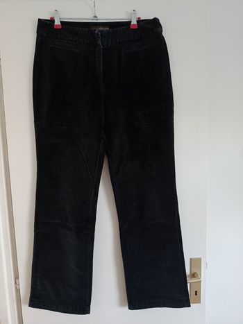 Pantalon velours noir Adèle Joris