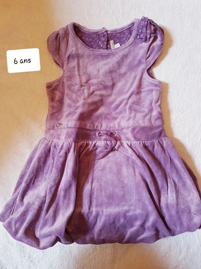Robe velour orchestra 6 ans